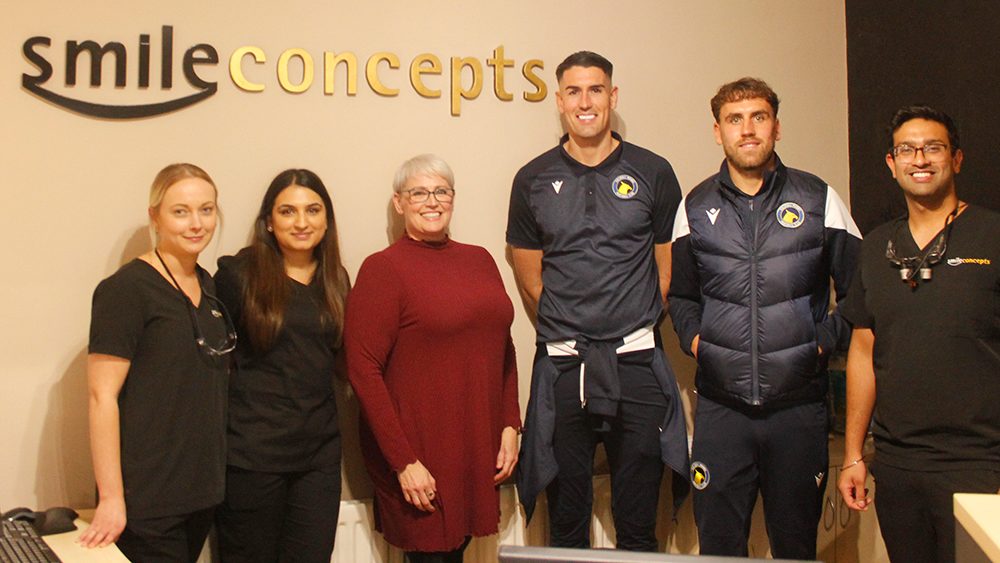 Contact us to get your tailored aesthetic and smile consultation. image of solihull moors football